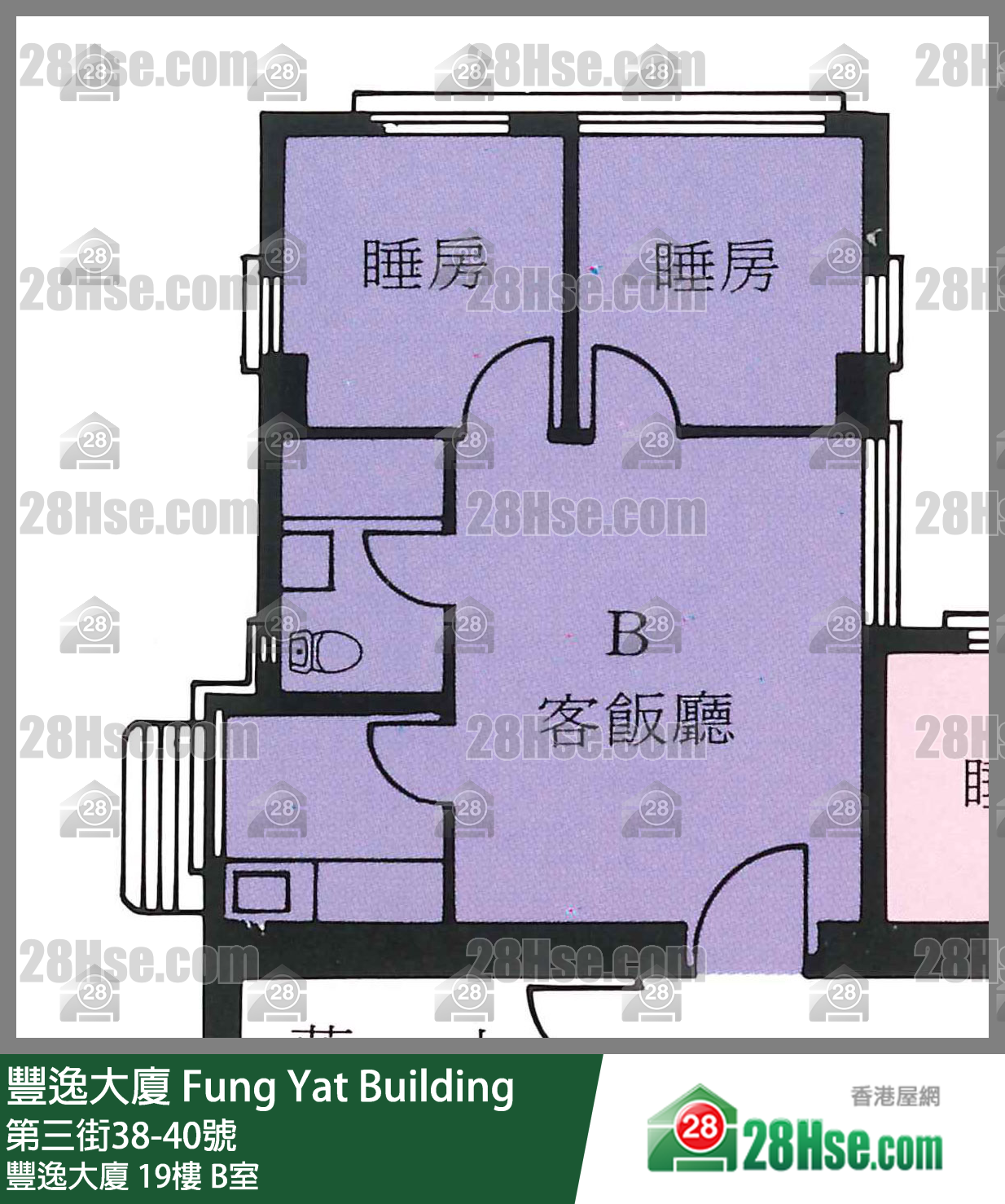 丰逸大厦 丰逸大厦19楼 B室 平面图