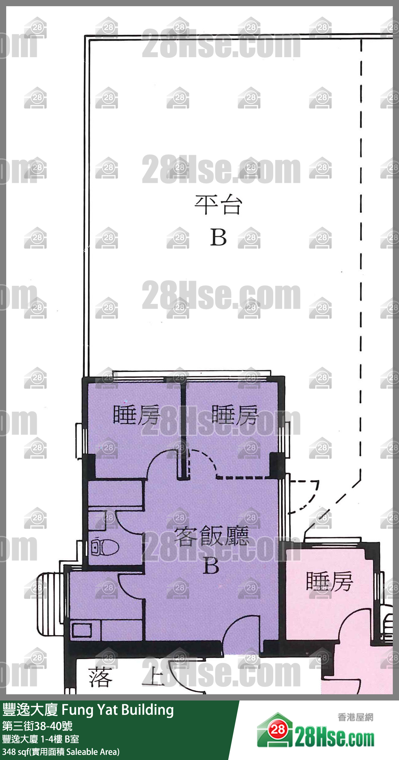 丰逸大厦 丰逸大厦4楼 B室 平面图