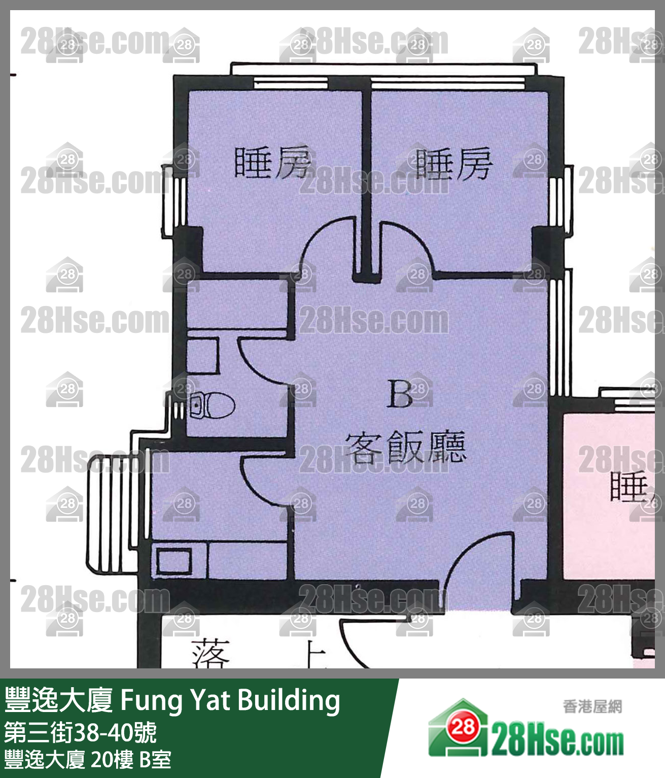 丰逸大厦 丰逸大厦20楼 B室 平面图
