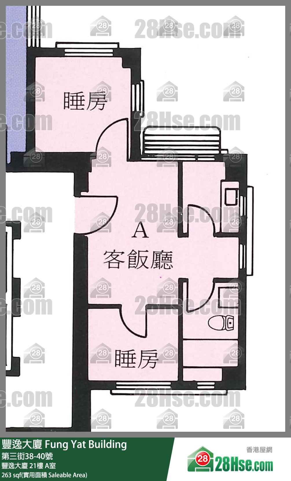 丰逸大厦 丰逸大厦21楼 A室 平面图