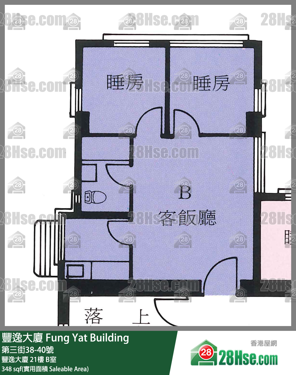 丰逸大厦 丰逸大厦21楼 B室 平面图