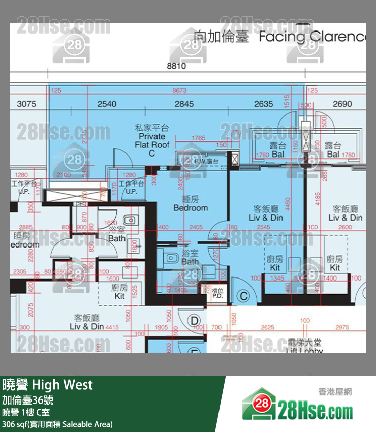曉譽 曉譽 1樓 C室 平面圖