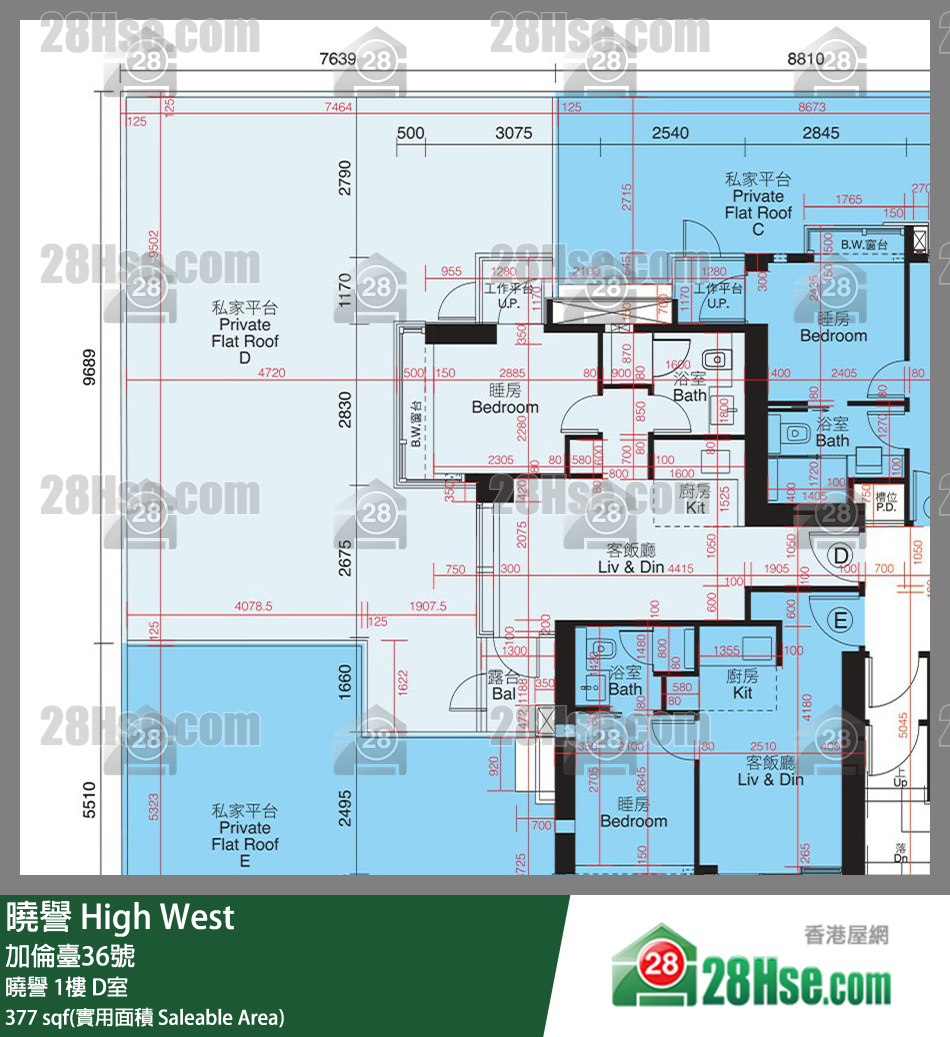 曉譽 曉譽 1樓 D室 平面圖