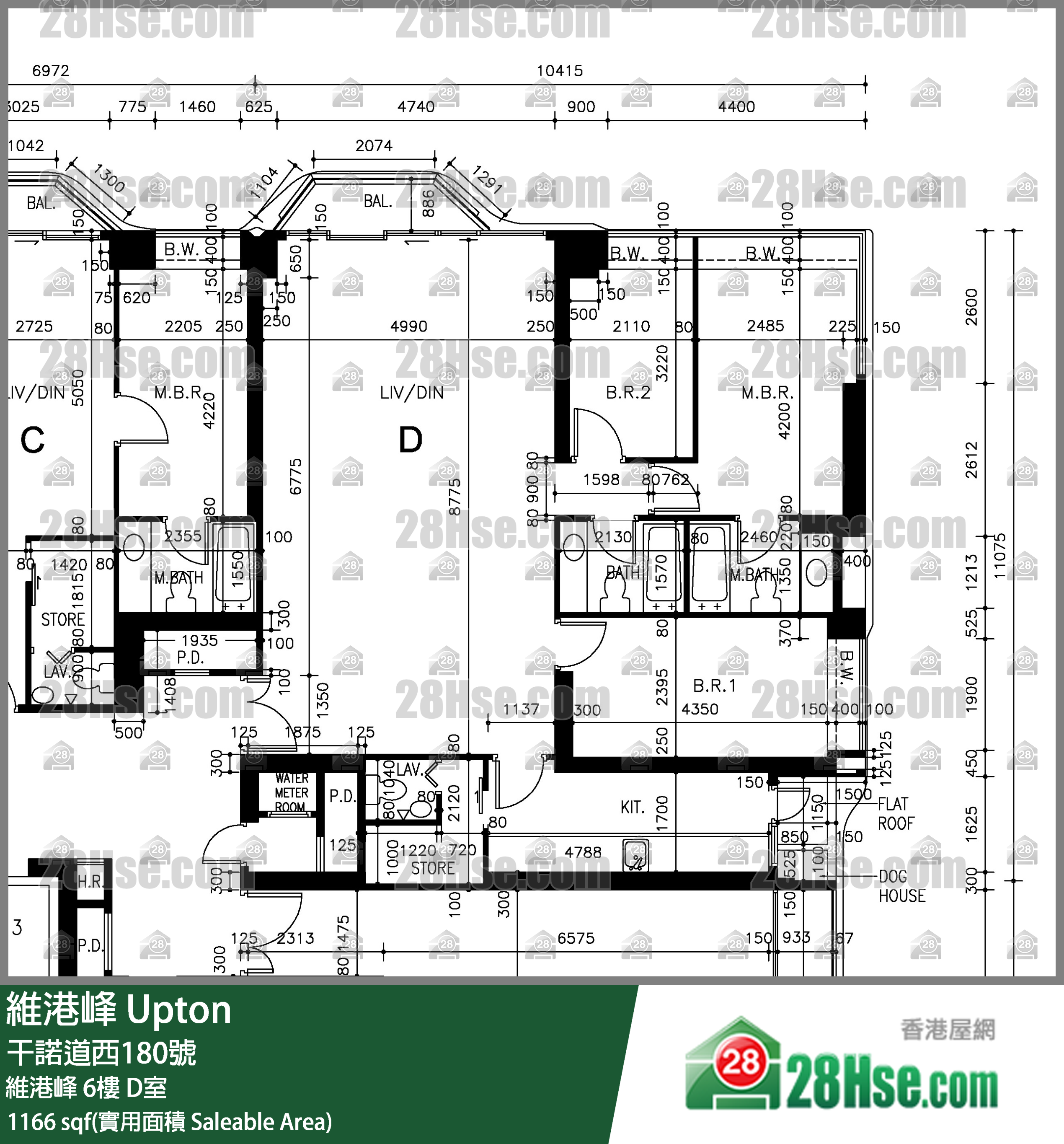 維港峰 維港峰6樓 D室 平面圖