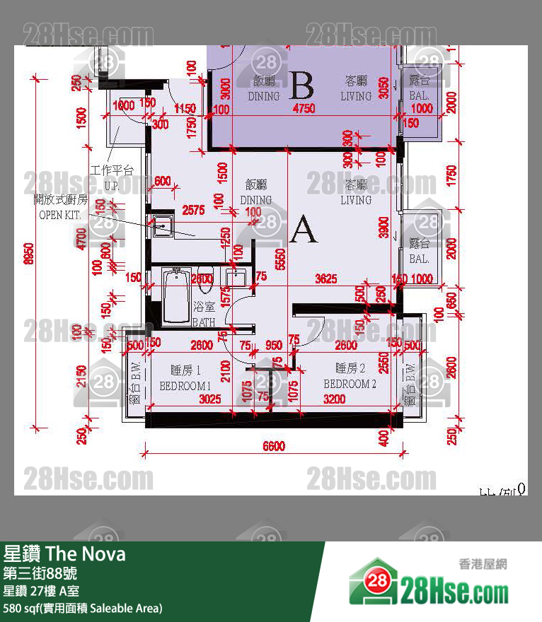 星钻 星钻27楼 A室 平面图