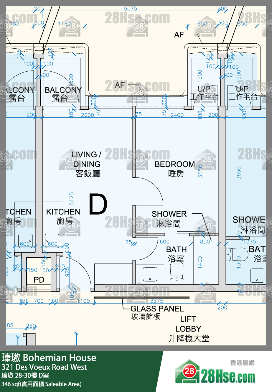 瑧璈 瑧璈29楼 D室 平面图