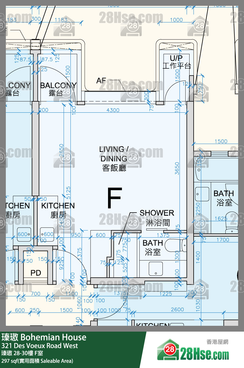 瑧璈 瑧璈28楼 F室 平面图