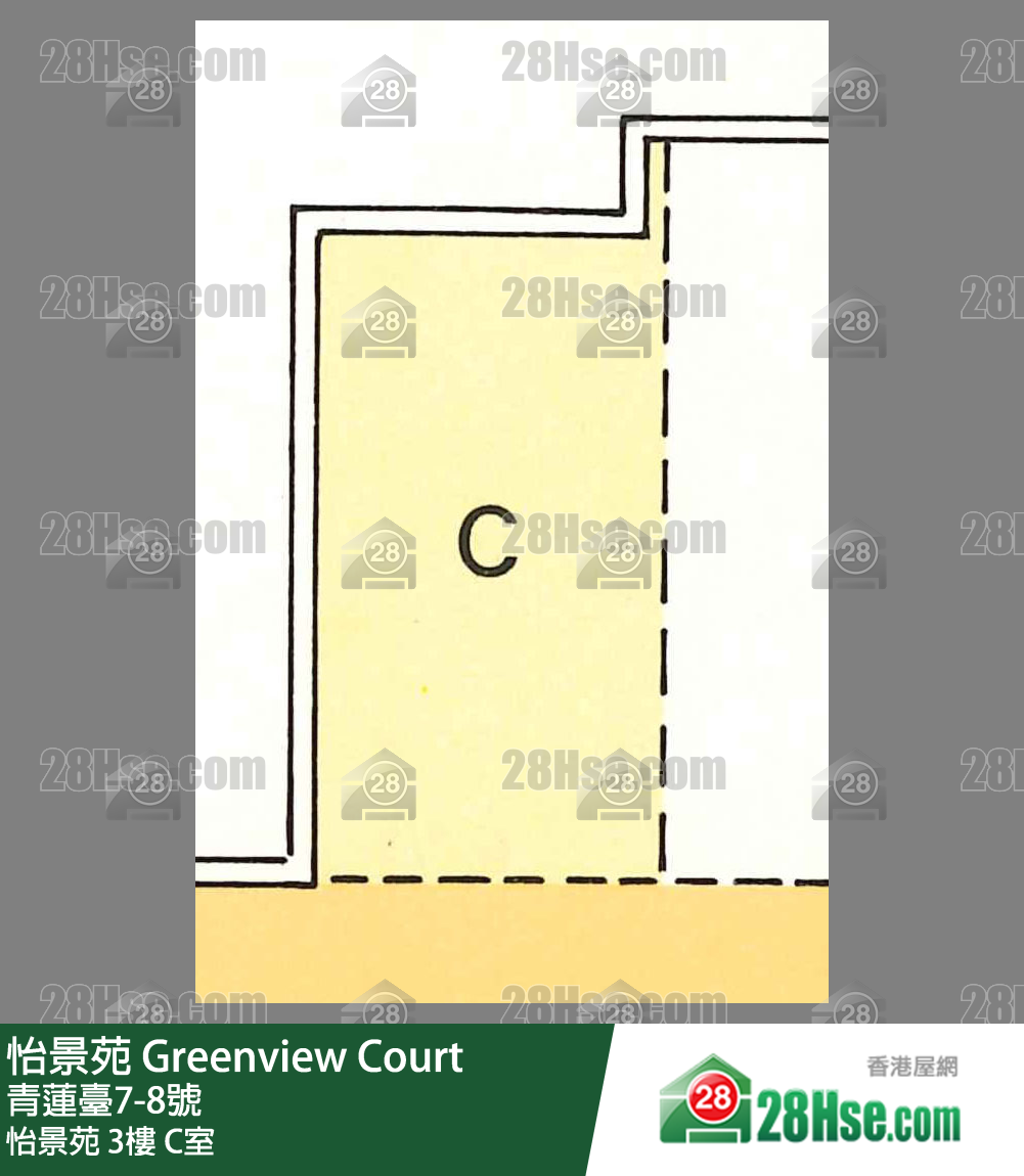 怡景苑 怡景苑 3樓 C室 平面圖