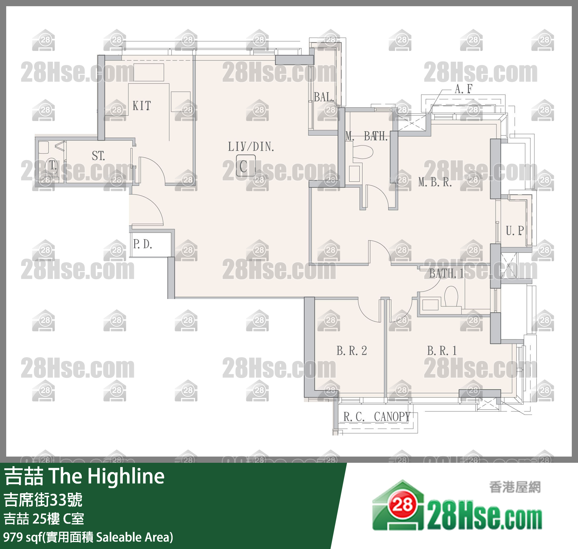 吉喆 吉喆25樓 C室 平面圖