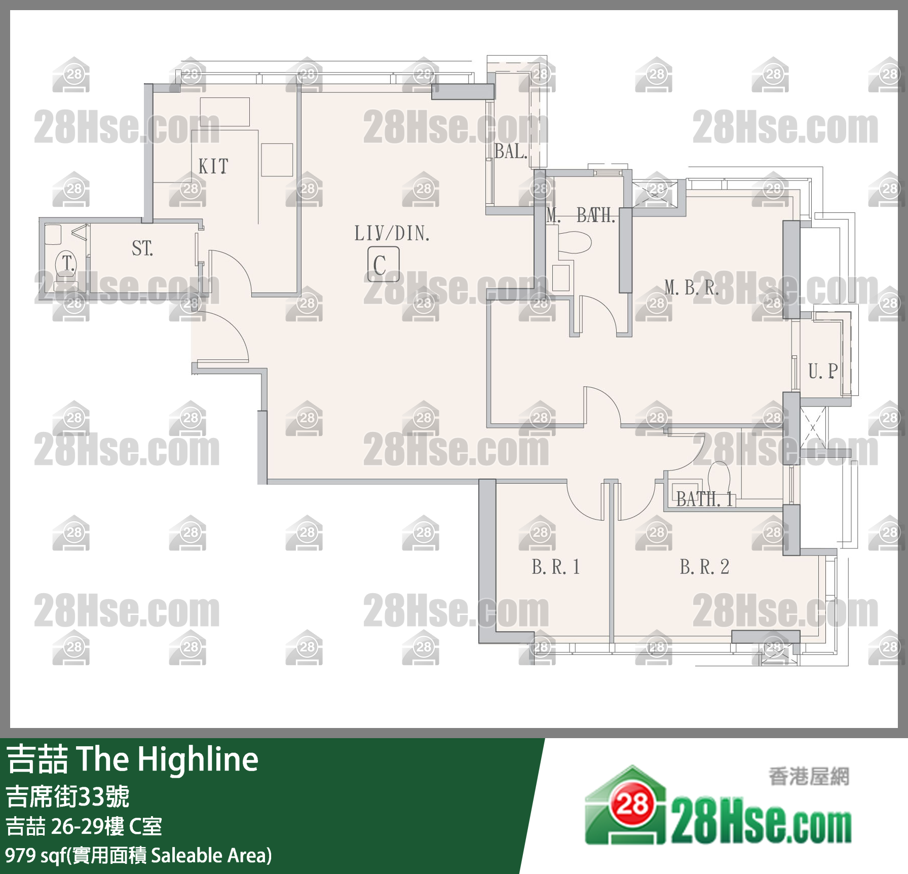 吉喆 吉喆29樓 C室 平面圖