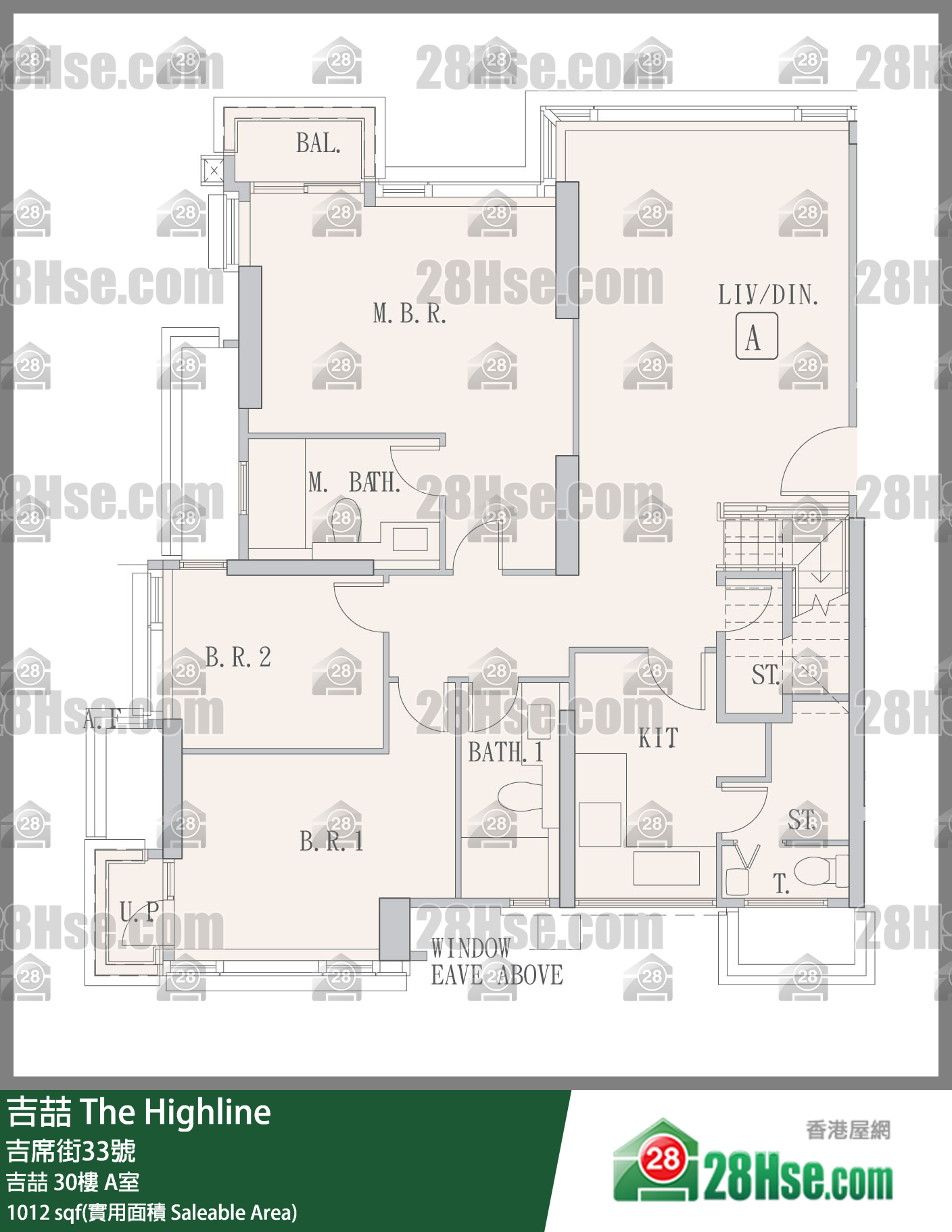 吉喆 吉喆30樓 A室 平面圖