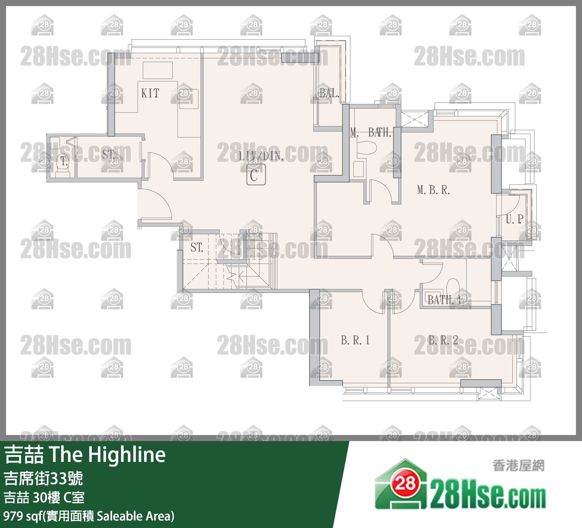 吉喆 吉喆30樓 C室 平面圖