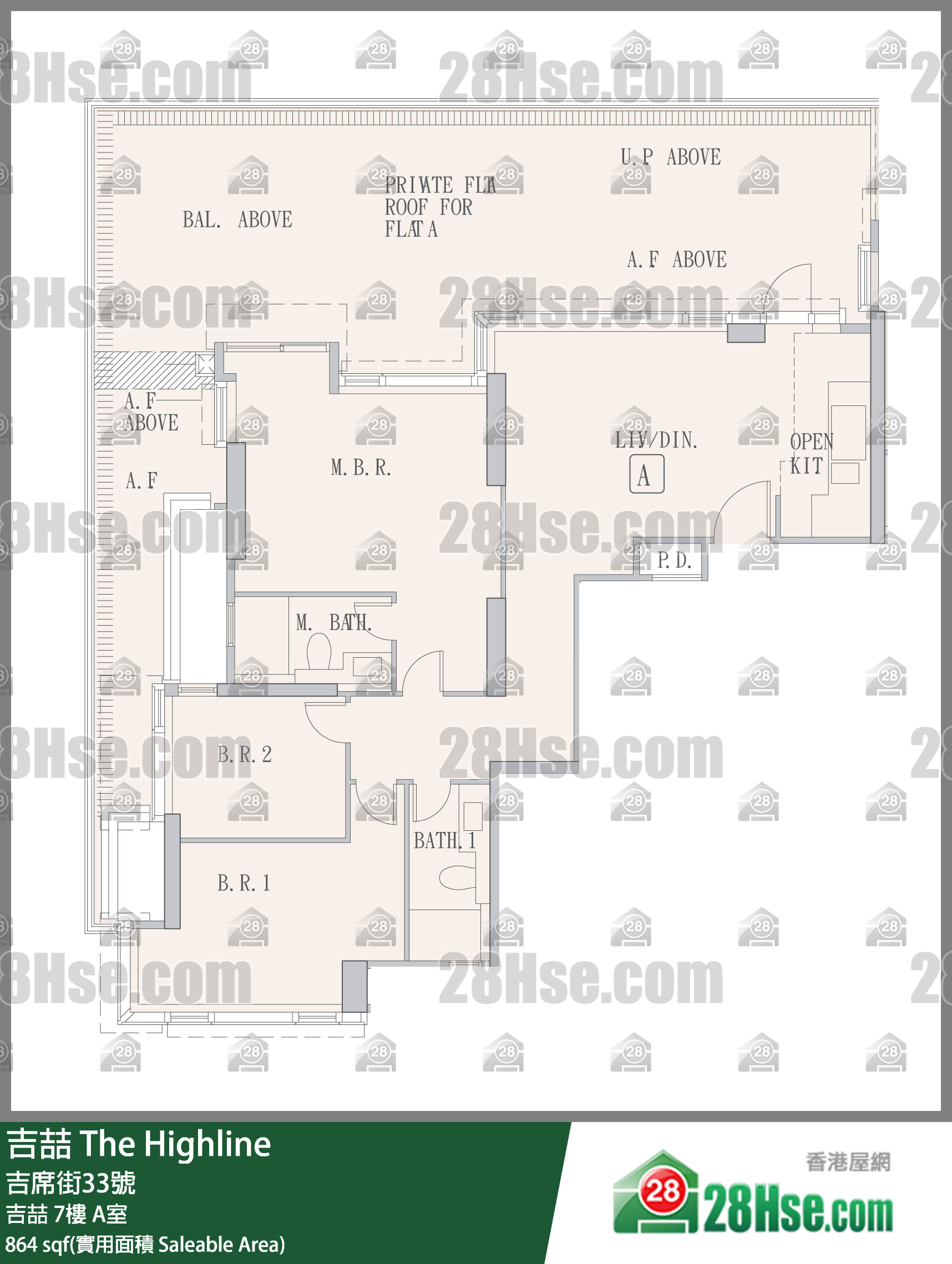 吉喆 吉喆7樓 A室 平面圖
