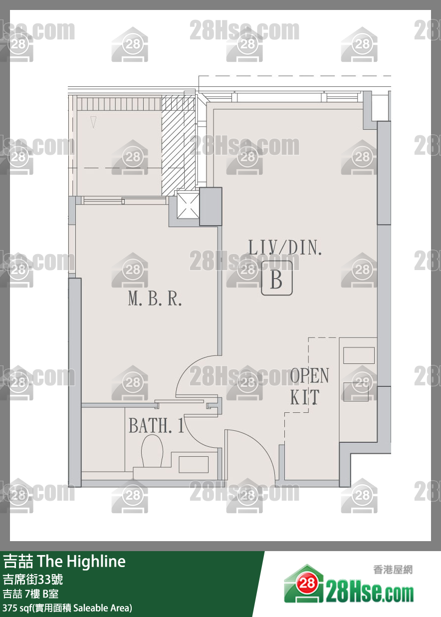 吉喆 吉喆7樓 B室 平面圖