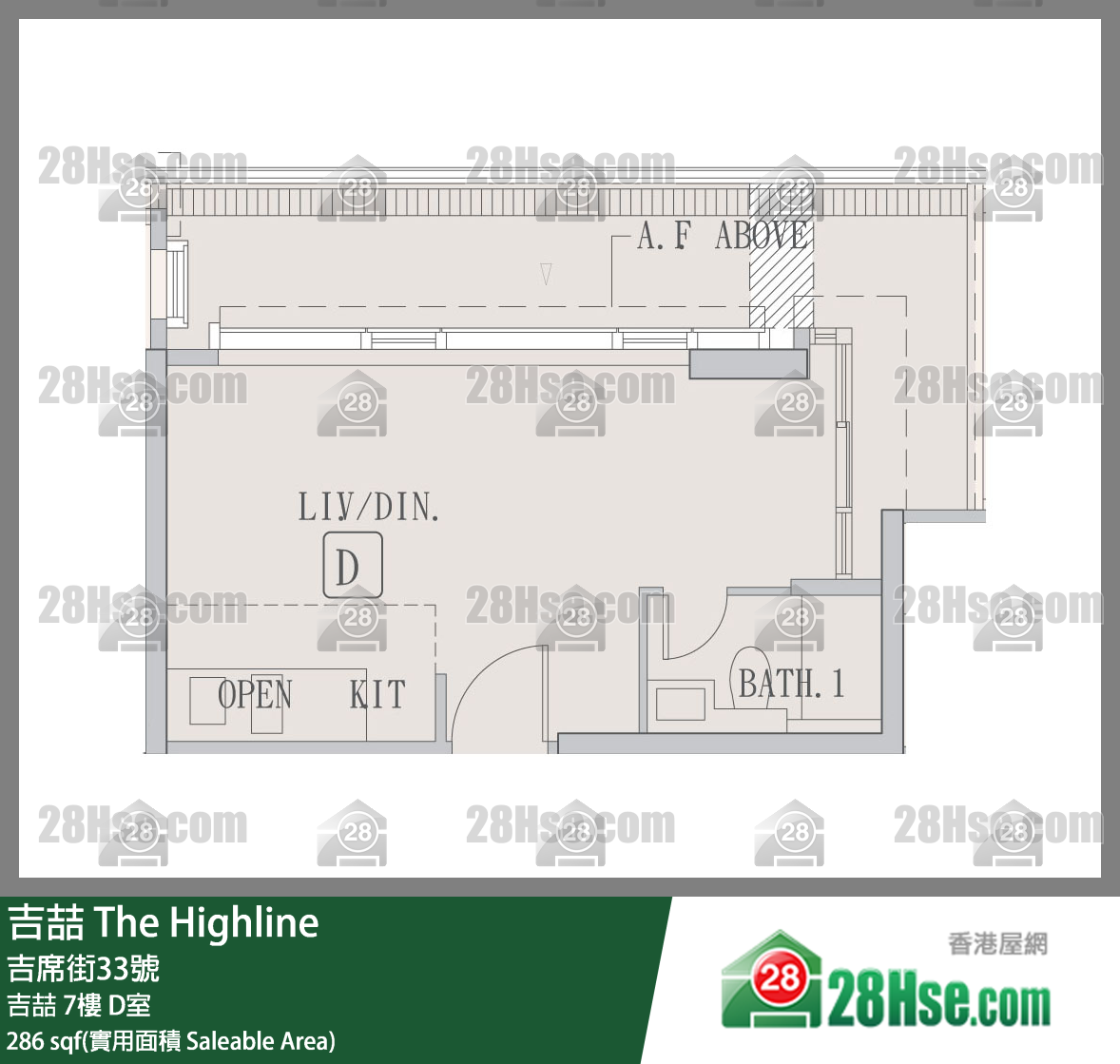 吉喆 吉喆7樓 D室 平面圖