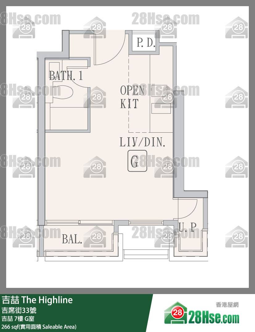 吉喆 吉喆7樓 G室 平面圖