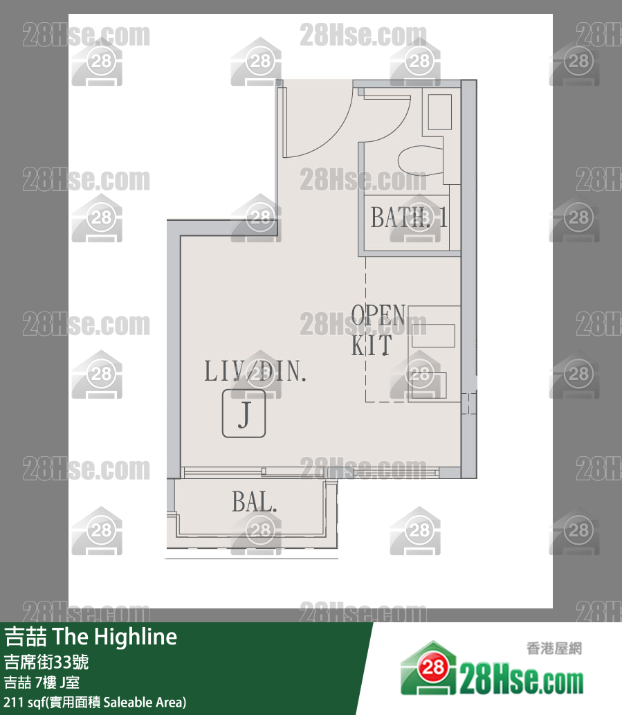 吉喆 吉喆7樓 J室 平面圖