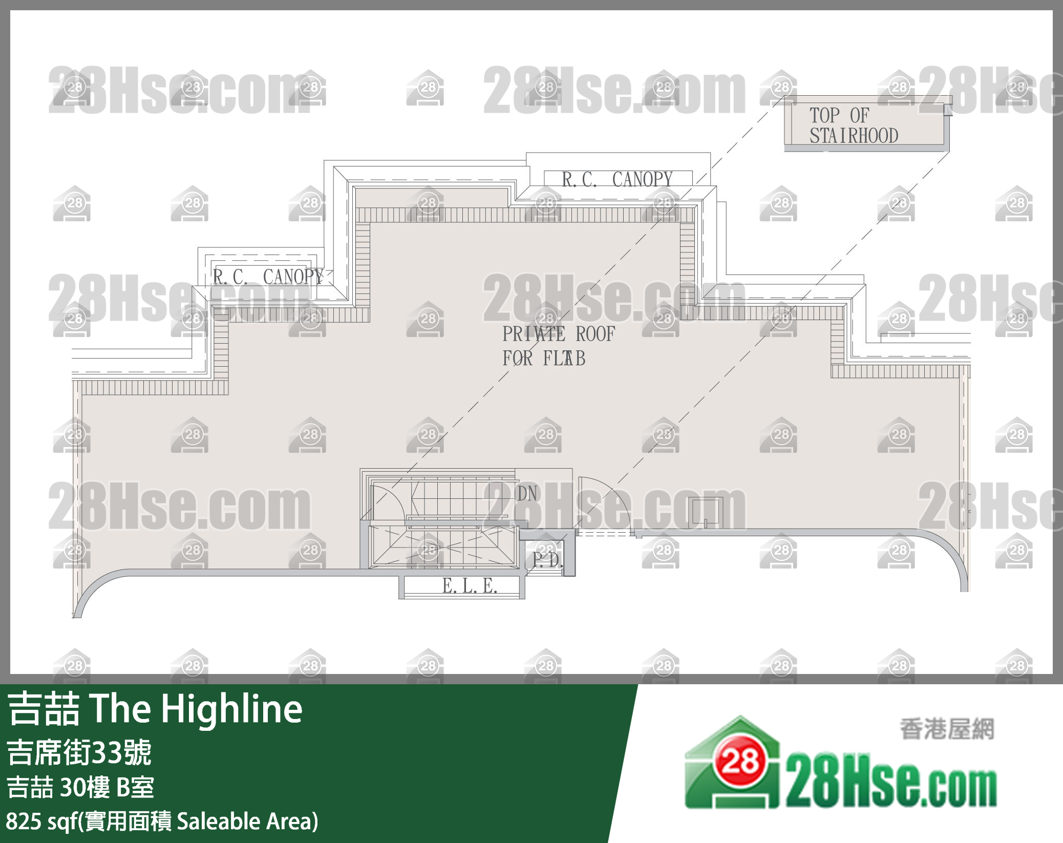 吉喆 吉喆30樓 B室 平面圖