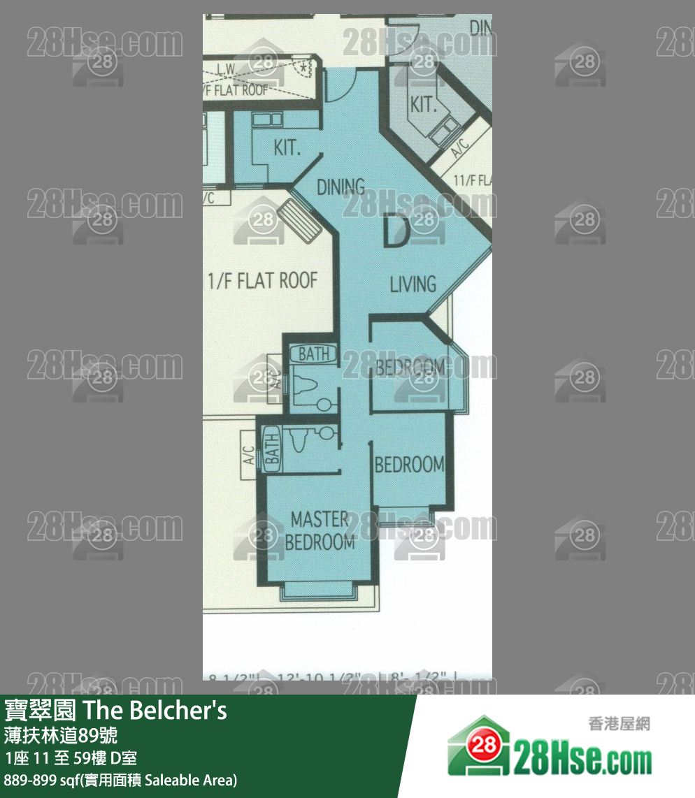 The Belcher's Unit FloorPlan (Provided by 28Hse)