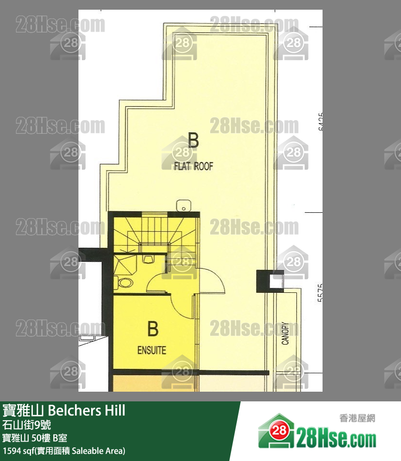 寶雅山 寶雅山50樓 B室 平面圖