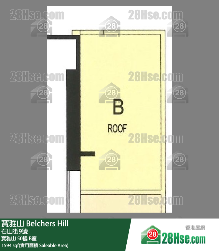 寶雅山 寶雅山50樓 B室 平面圖