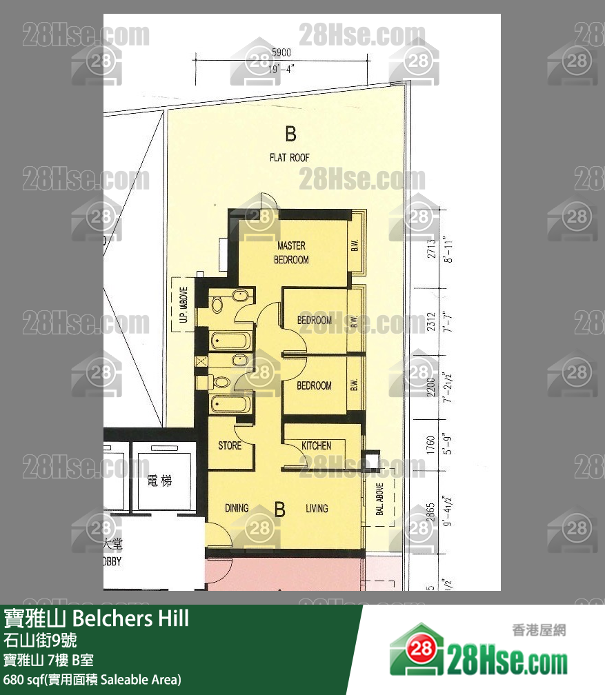 寶雅山 寶雅山7樓 B室 平面圖