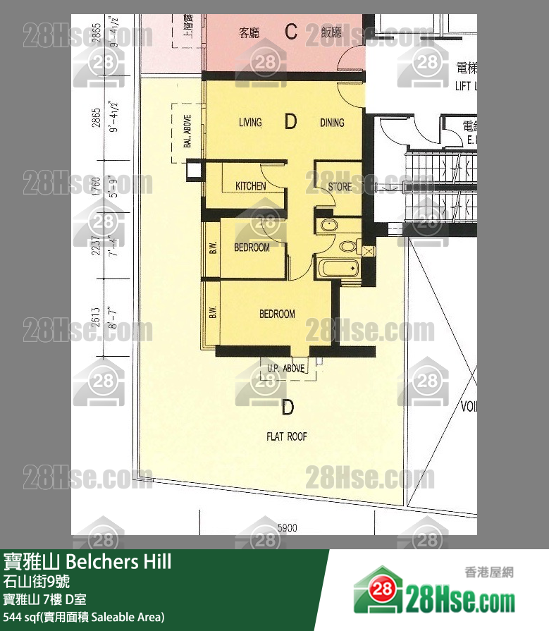 寶雅山 寶雅山7樓 D室 平面圖