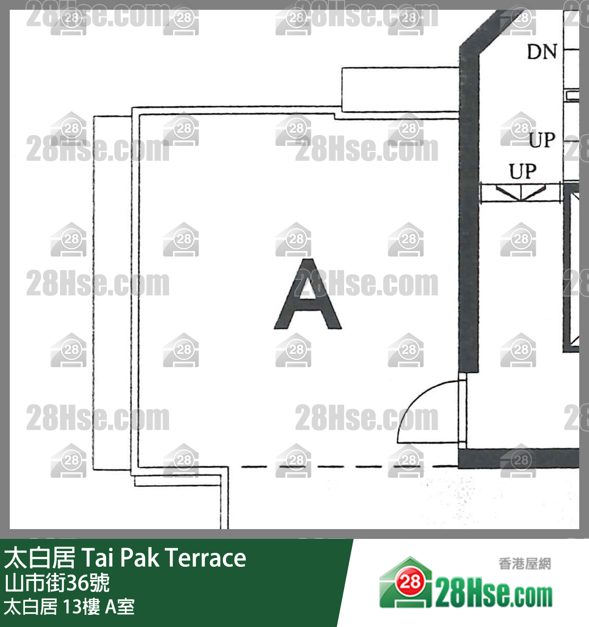 太白居 太白居 13楼 A室 平面图