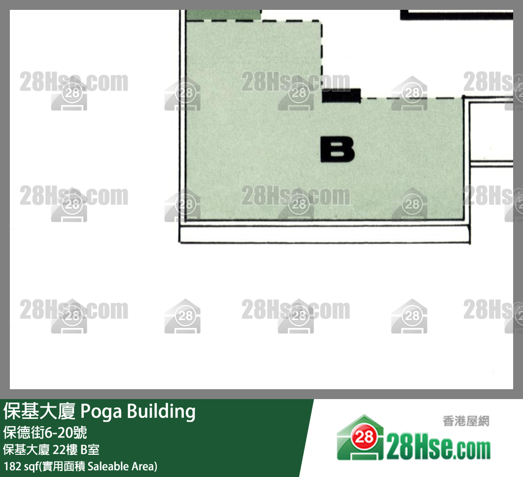 保基大厦 保基大厦22楼 B室 平面图