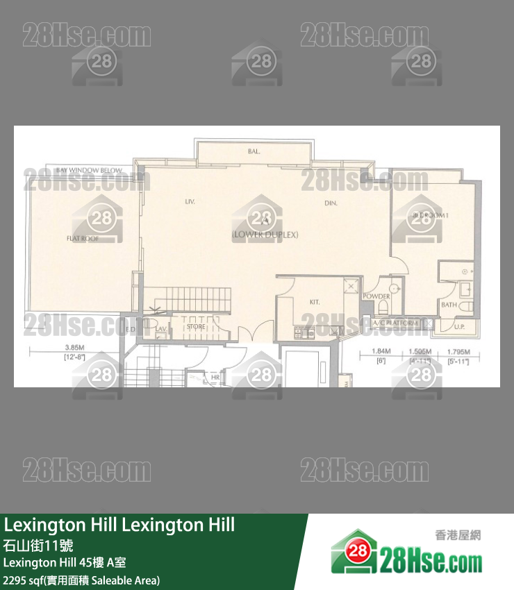 Lexington Hill Lexington Hill45樓 A室 平面圖