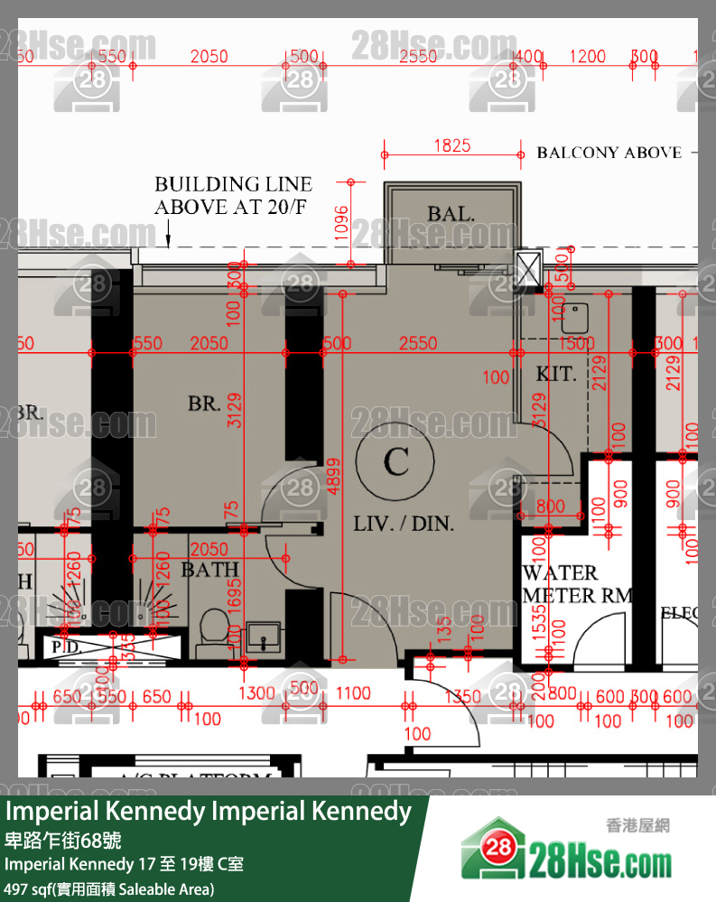 Imperial Kennedy Imperial Kennedy17樓 C室 平面圖