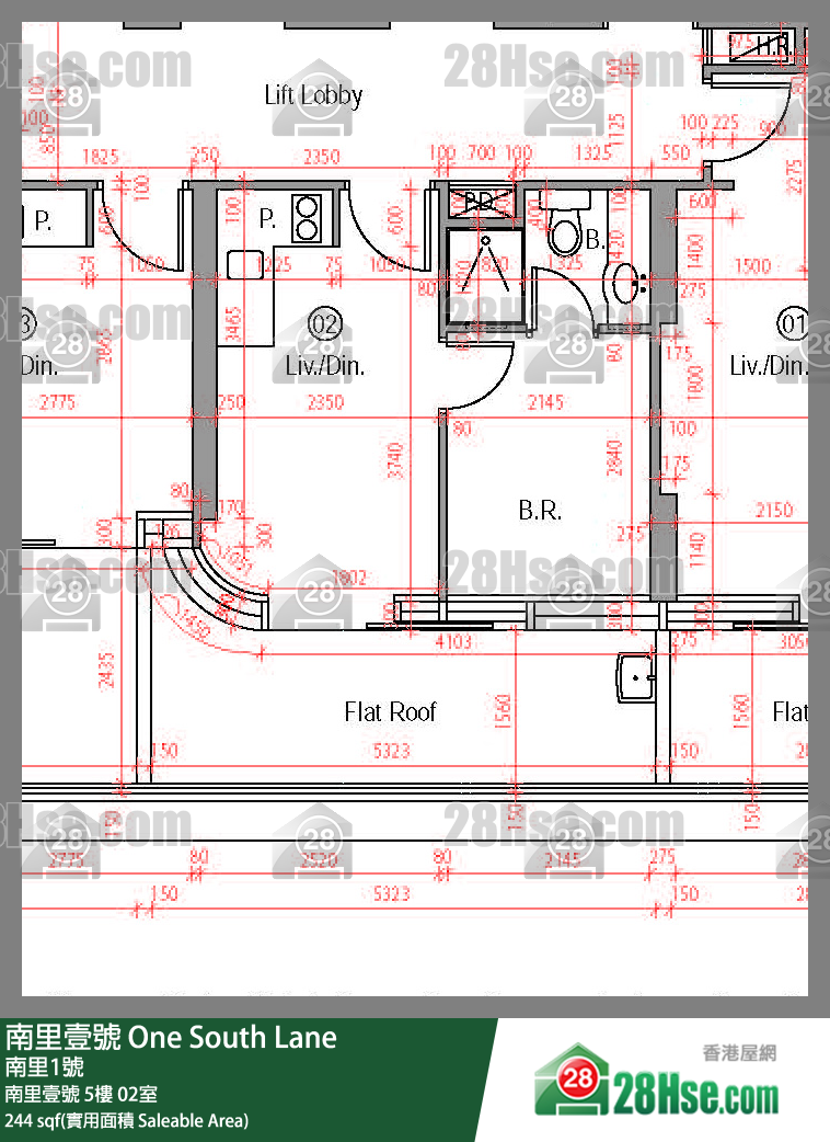 南里壹號 南里壹號5樓 02室 平面圖