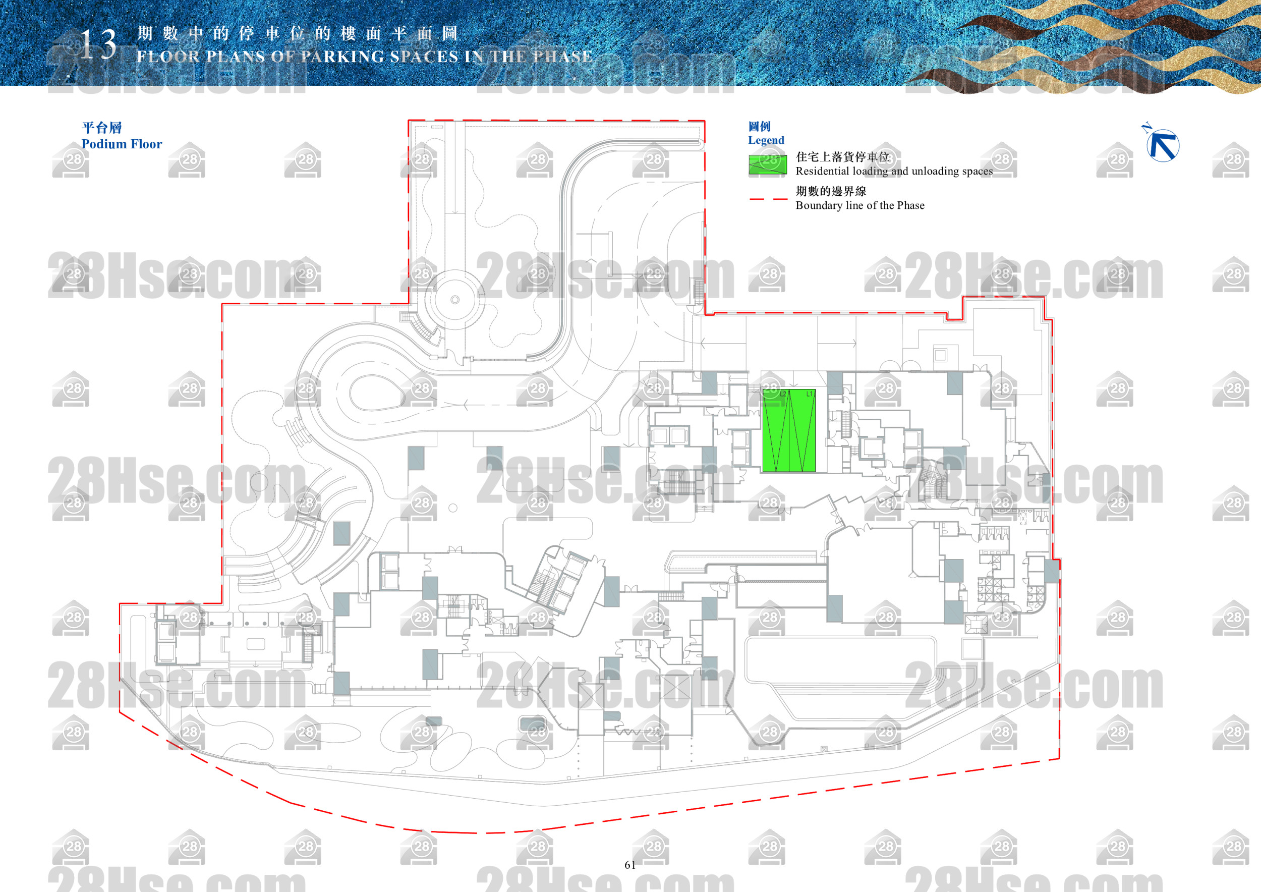停車位平面圖 平面圖
