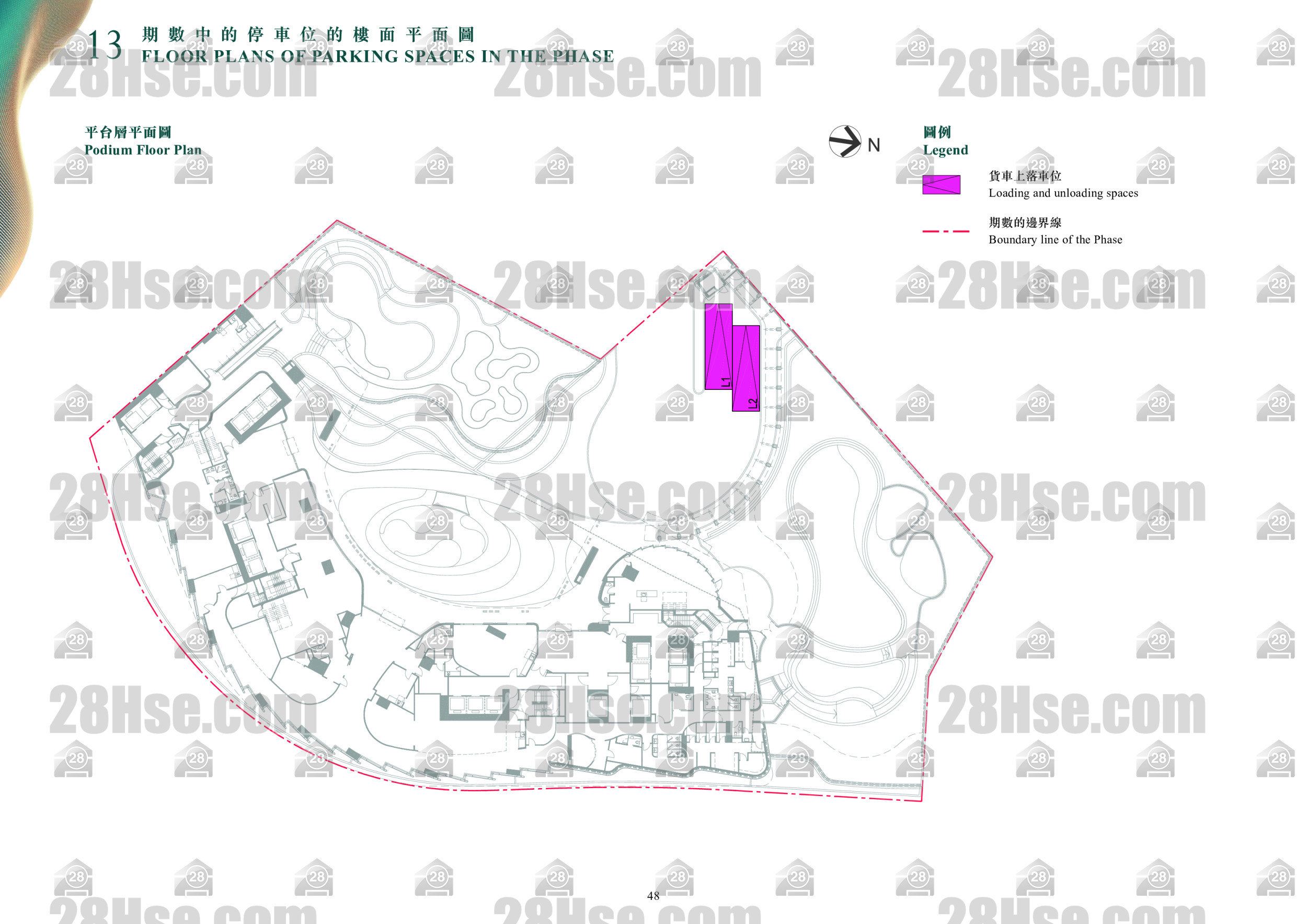 停車位平面圖 平面圖