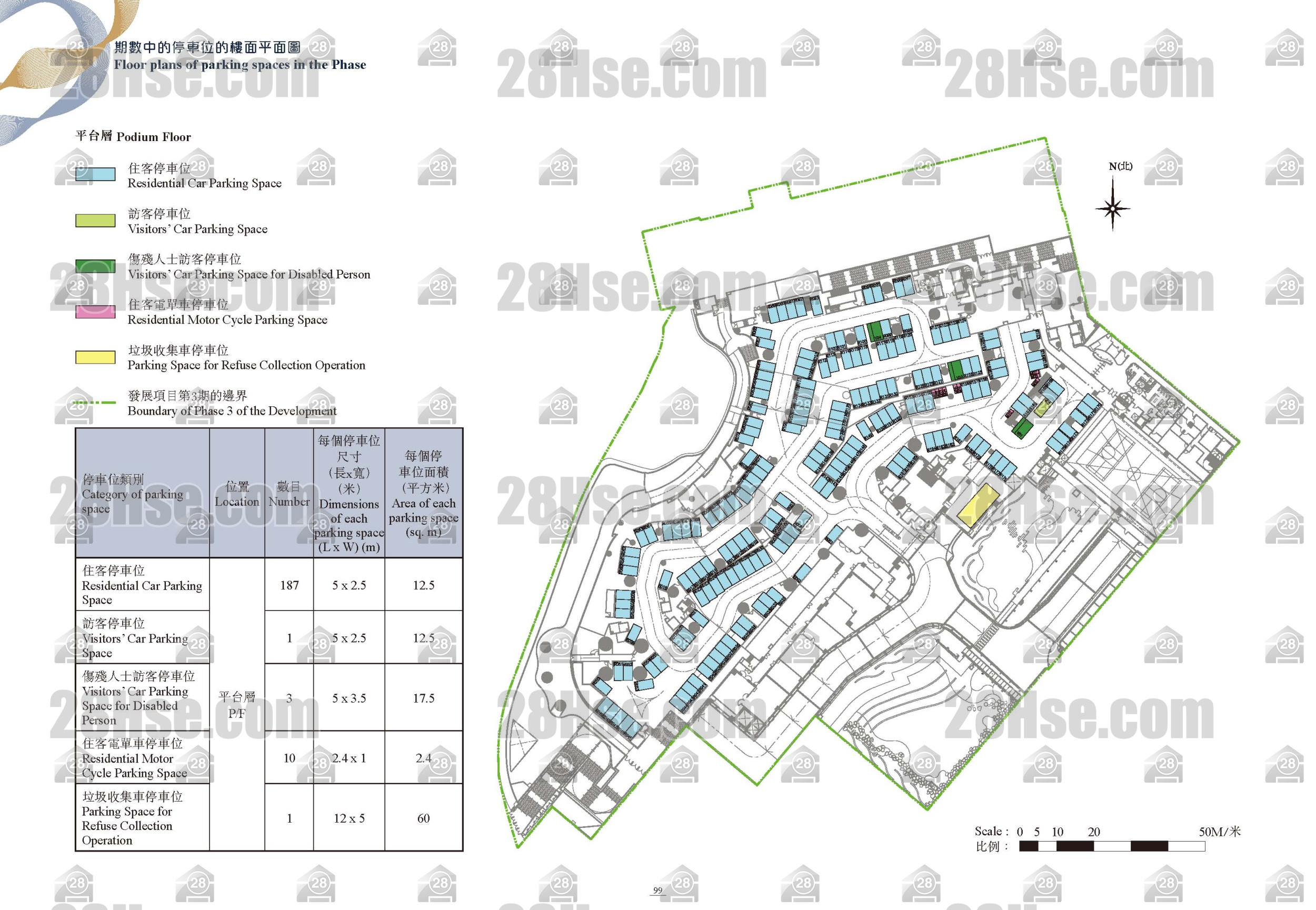停車位平面圖 平面圖