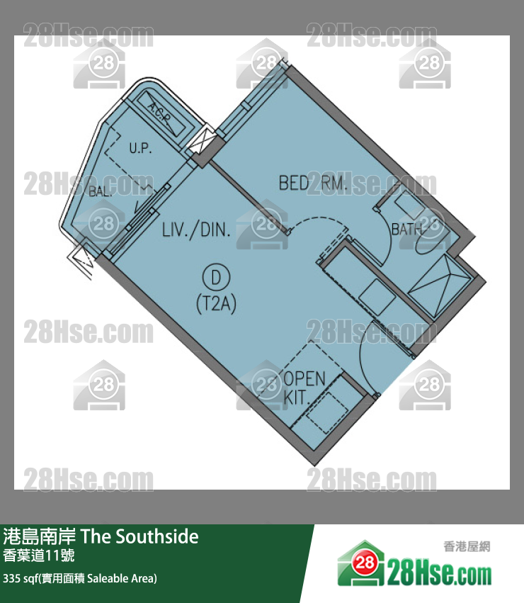 港島南岸 Deep Water South 6A期第2座(2A)42樓 D室 平面圖
