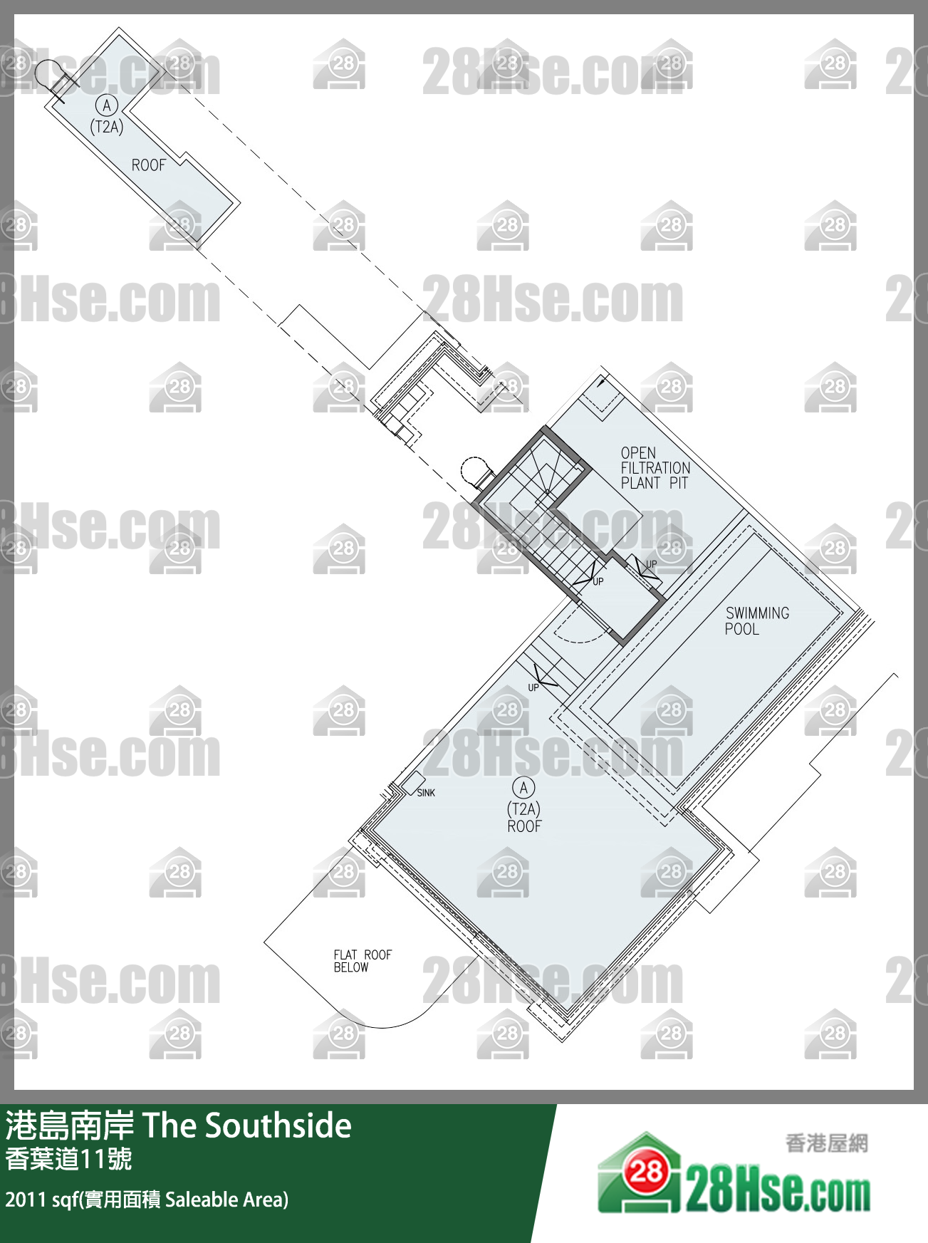 港岛南岸 Deep Water South 6A期第2座(2A)42楼 A室 平面图