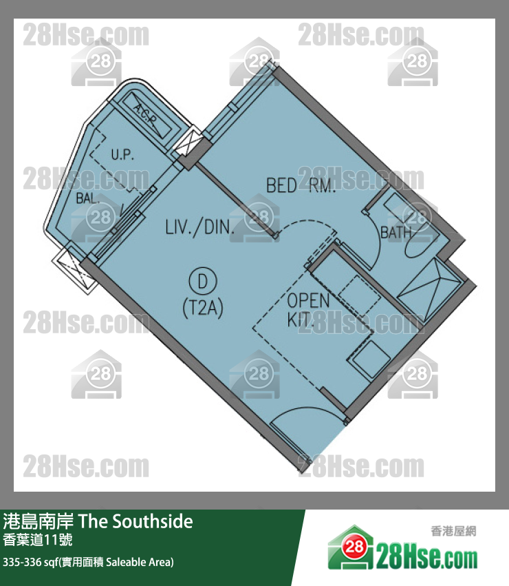 港島南岸 Deep Water South 6A期第2座(2A)32樓 D室 平面圖