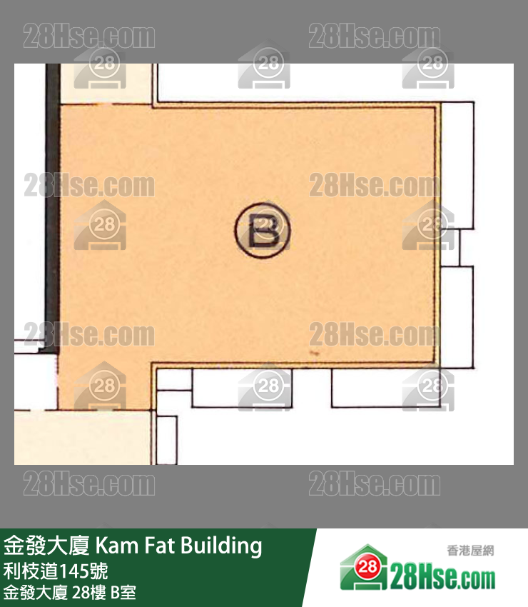 金发大厦 金发大厦28楼 B室 平面图