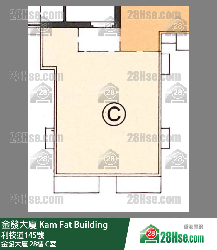 金發大廈 金發大廈28樓 C室 平面圖