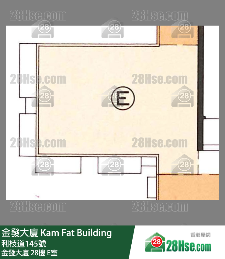 金發大廈 金發大廈28樓 E室 平面圖