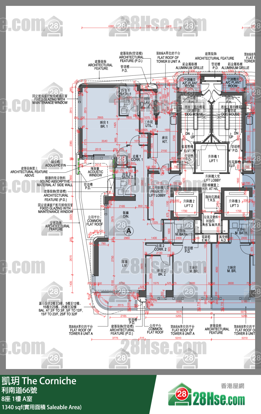 凯玥 8座1楼 A室 平面图