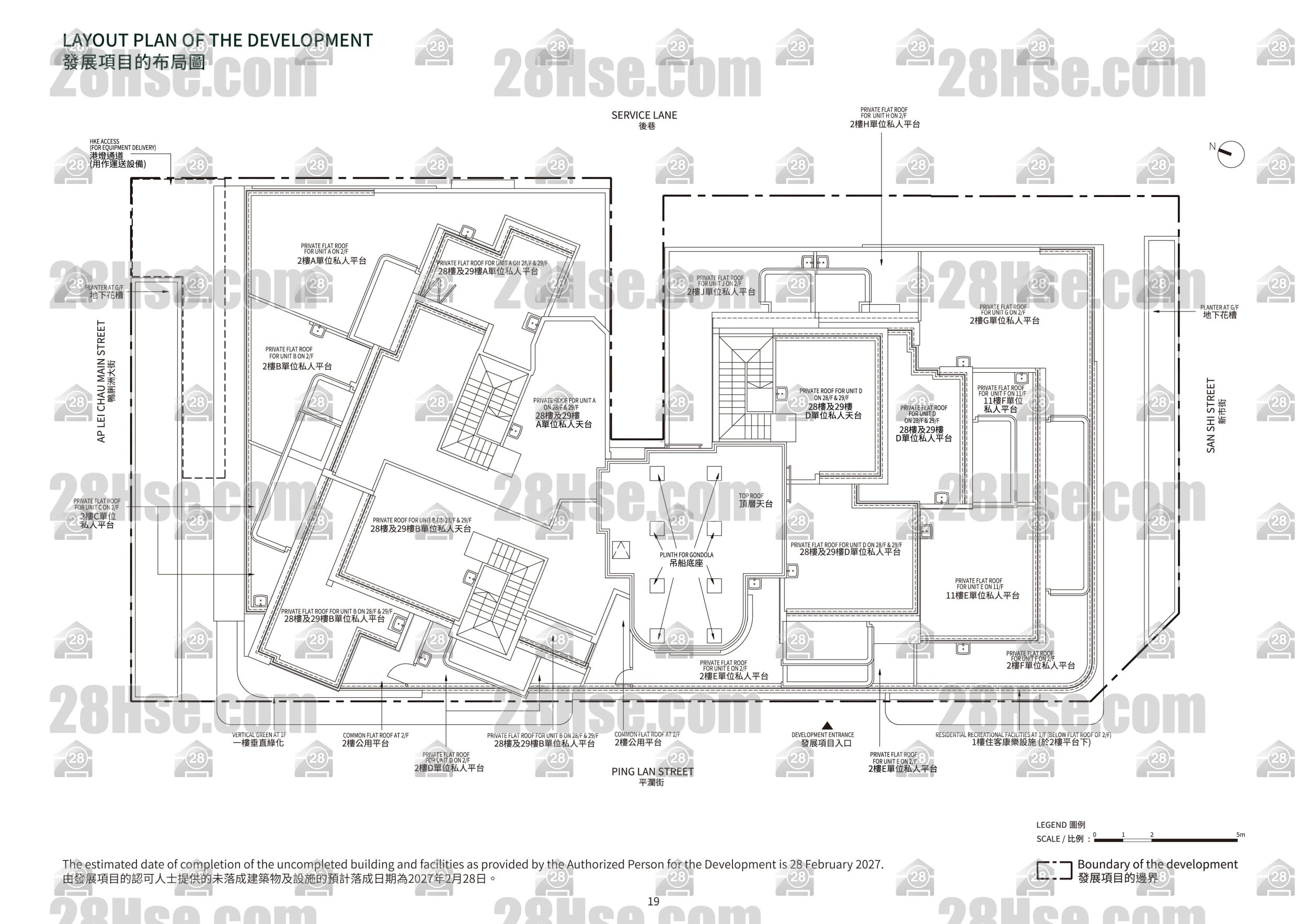 物業布局圖 平面圖