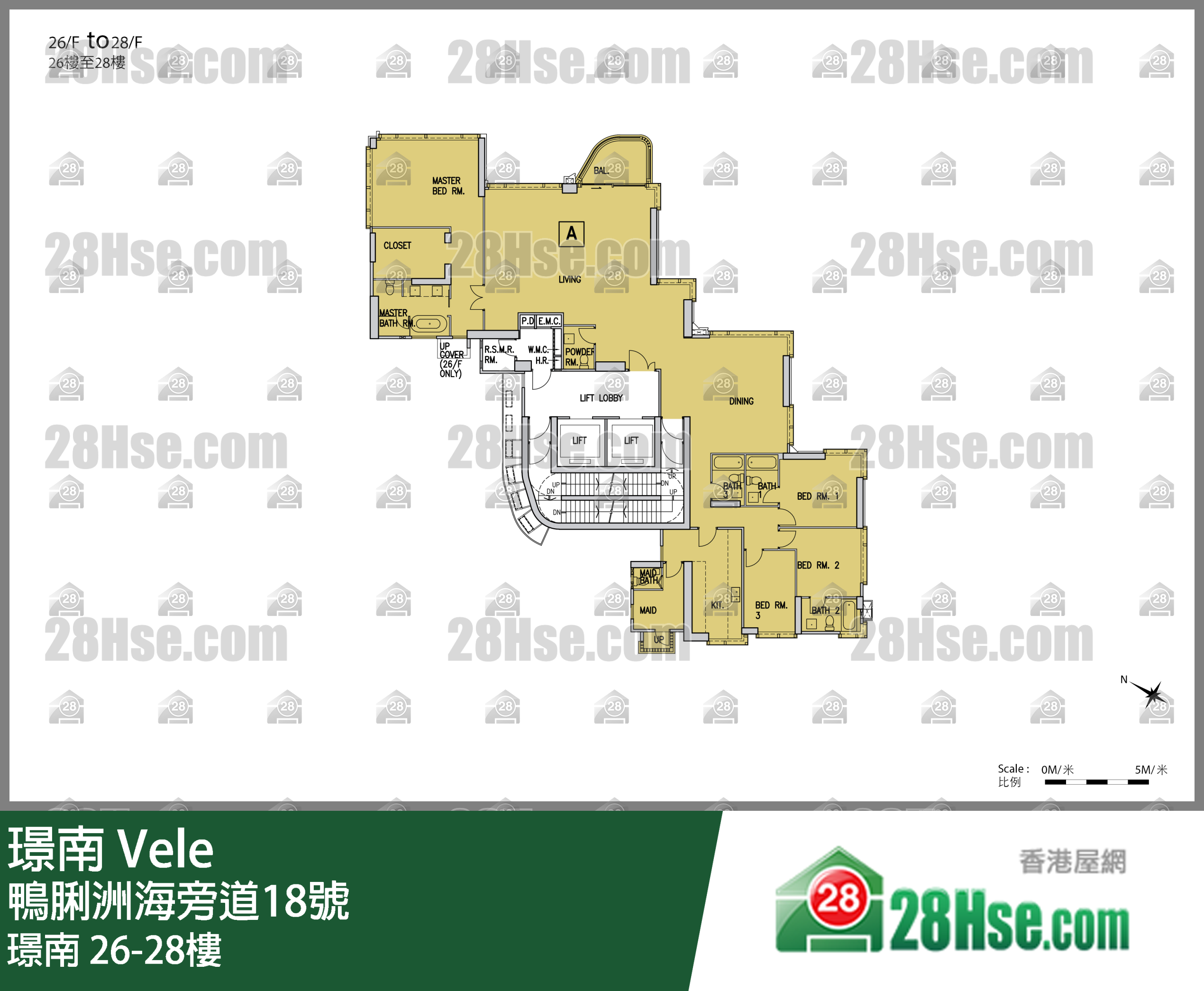 璟南 26-28楼 平面图
