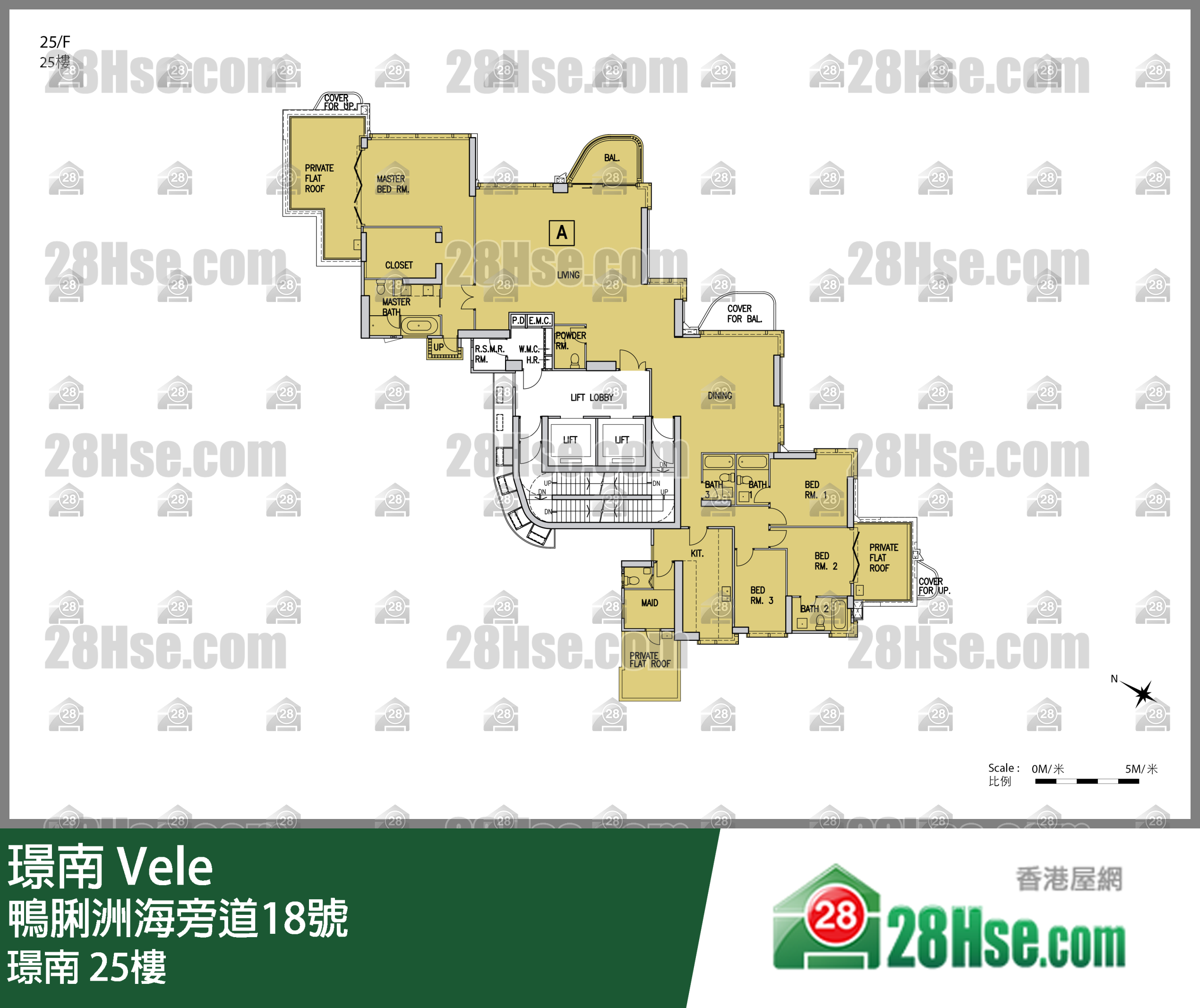 璟南 25楼 平面图