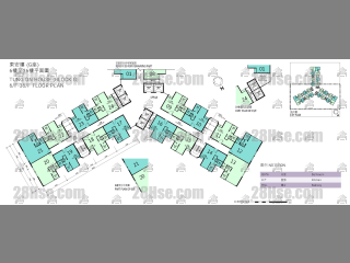 东安楼 (G座) 6-36楼 平面图