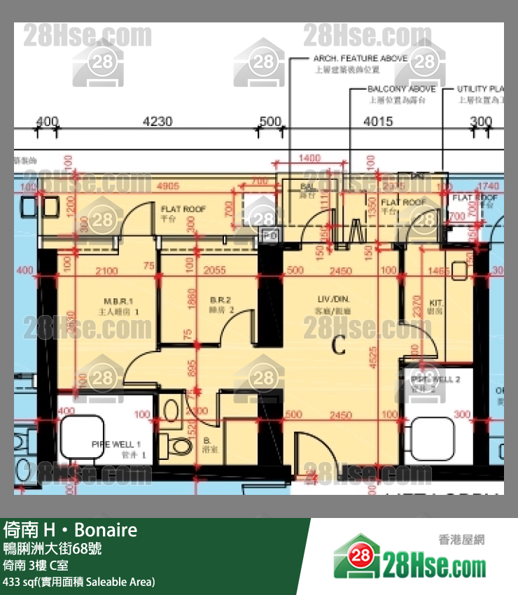 倚南 倚南3楼 C室 平面图
