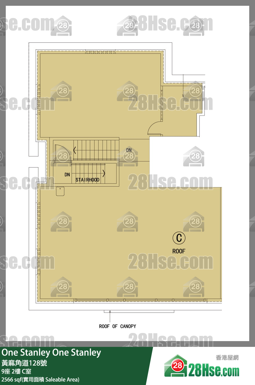 One Stanley 大厦9座2楼 C室 平面图