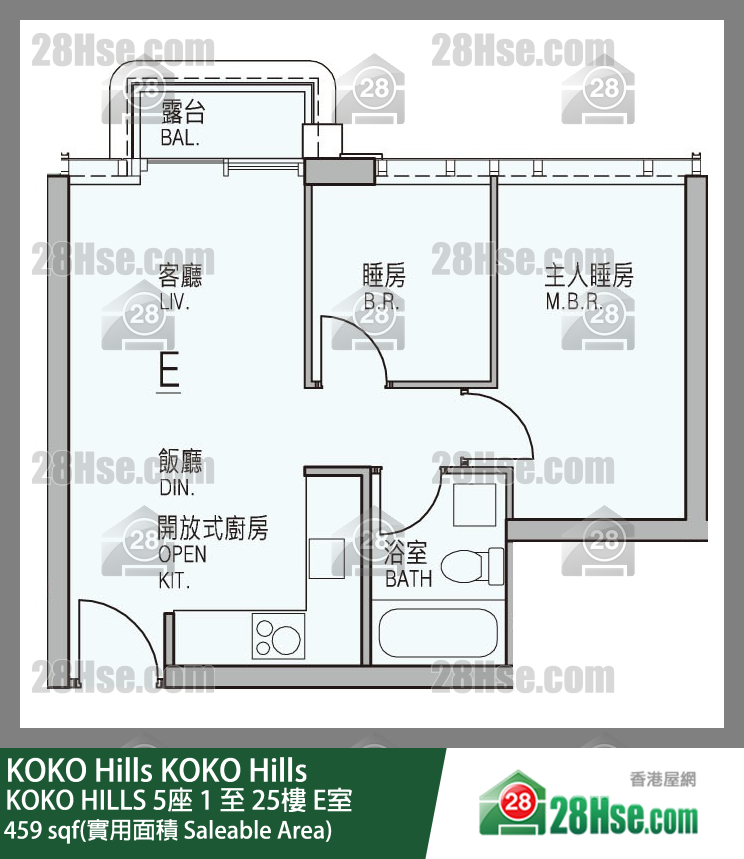Koko Hills Unit FloorPlan (Provided by 28Hse)
