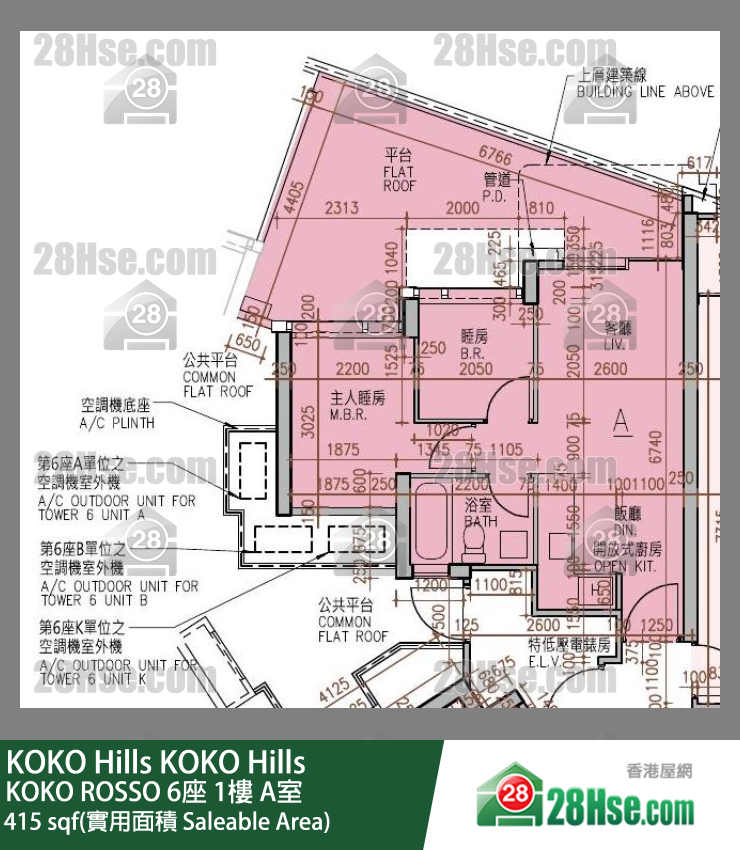 KOKO Hills KOKO ROSSO 6座 1楼 A室 平面图